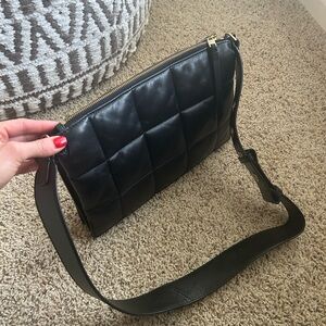 All Saints Black Shoulder Bag